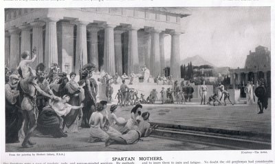 Spartan Mothers by Herbert Sidney